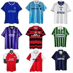 Camiseta de fútbol clásica Manchester United Barcelona Real Madrid Tottenham Chelsea - 1142  