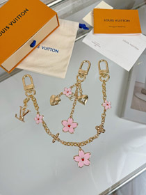 Louis Vuitton LV llavero Murakami Takashi colaboración flor de cerezo-3539  