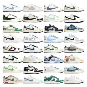 Nike Dunk edición limitada versátil zapatos deportivos casuales zapatillas de deporte-2977  