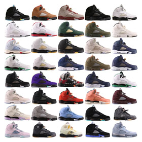 Jordan Air Jordan 5 aceite gris 3m cuero medio superior zapatos de baloncesto retro-2988  