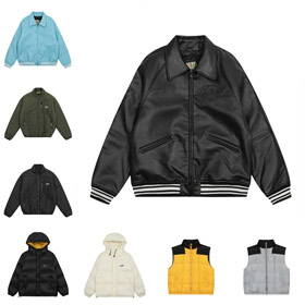 Corteiz Pebble acabado acolchado satén forrado manga larga aislado abajo chaqueta-4328  