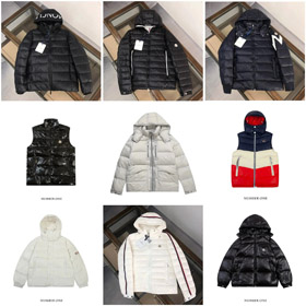Moncler logotipo acolchado abajo chaqueta-4360  