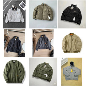 Carhartt logo bordado abajo con capucha chaqueta-4387  