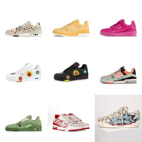 Louis Vuitton LV Trainer Low-top Sneakers-5575  