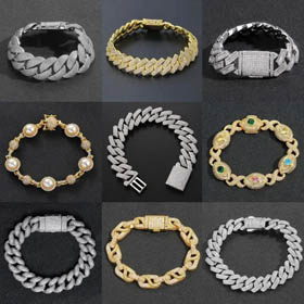 Pulsera de diamante [20 + colores]  